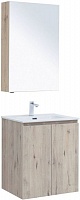 Aquanet Мебель для ванной Алвита New 60 2 дверцы подвесная дуб веллингтон белый